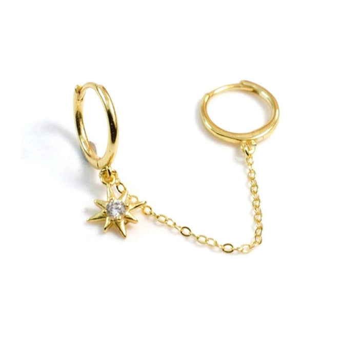 SELENE | PIERCING DIN ARGINT 925 CU ZIRCONIU