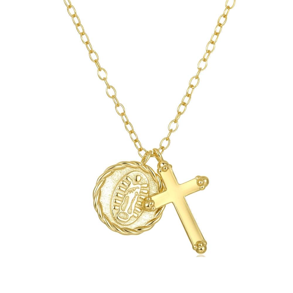 colier cruce si talisman