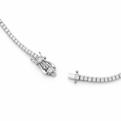 Linea, bratara tennis din argint 925 placata cu aur 14k sau rodiu, detaliu produs 3