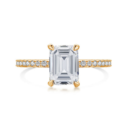 inel din argint placat cu aur 18K