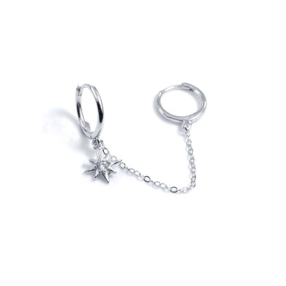 Selene, piercing din argint 925 cu zirconiu, detaliu produs 5