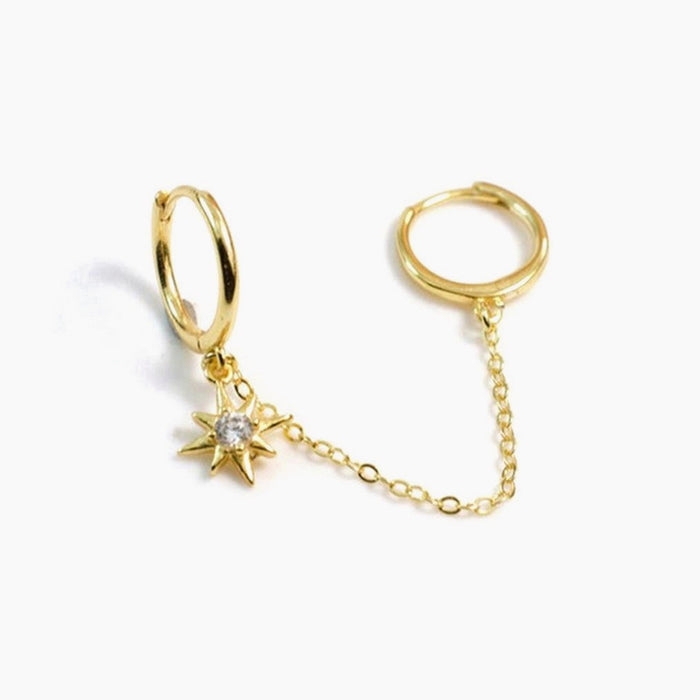 SELENE | PIERCING DIN ARGINT 925 CU ZIRCONIU
